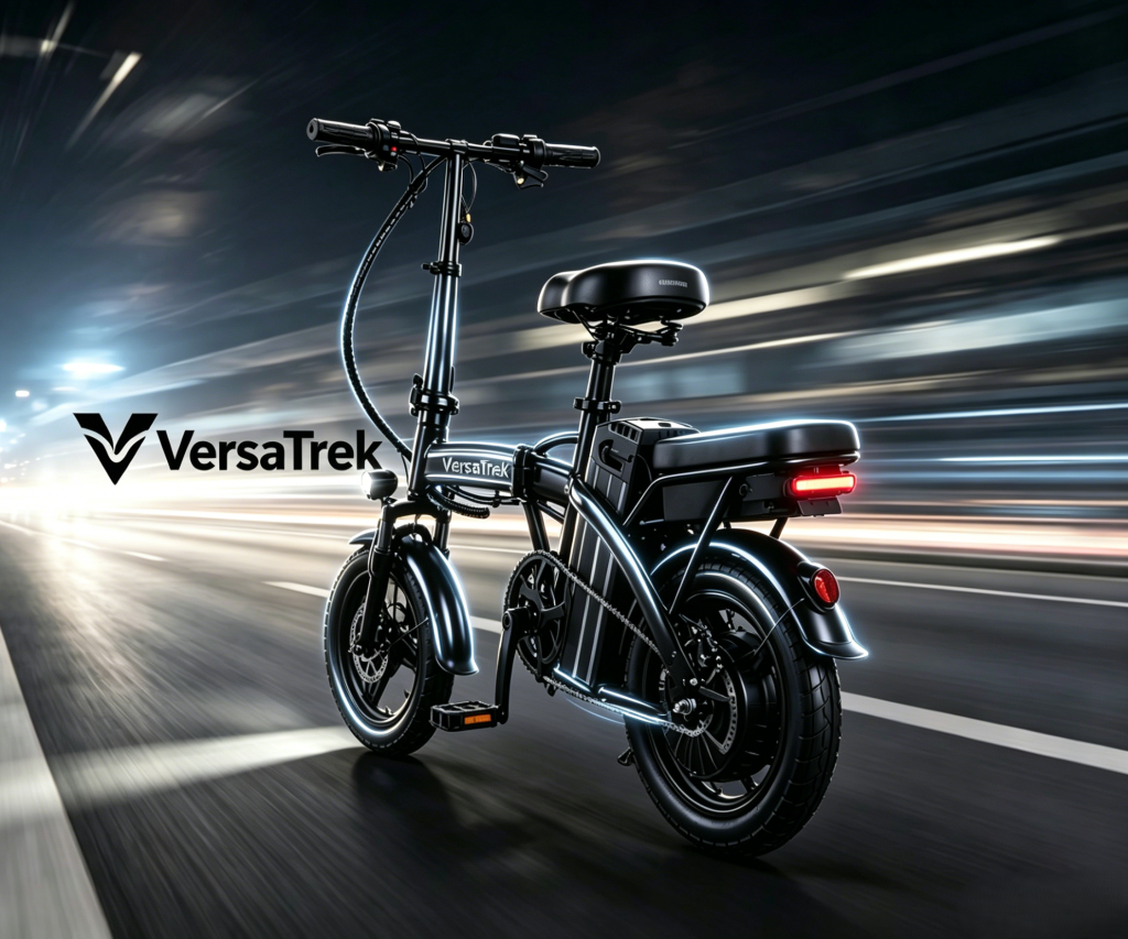 Four core advantages of VersaTerk DD1: fast folding in 10 seconds, 350W powerful motor, 10Ah detachable battery, 20-30 kilometers of battery life