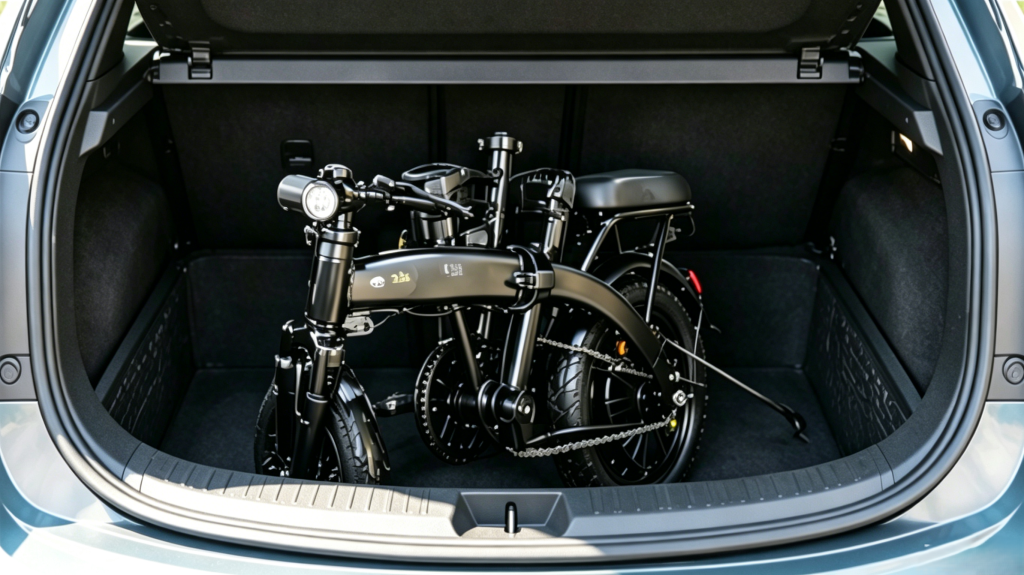 VersaTerk DD1 is easily placed in the trunk of the car after folding, and the folding size is compact, making it easy to carry when traveling by car.